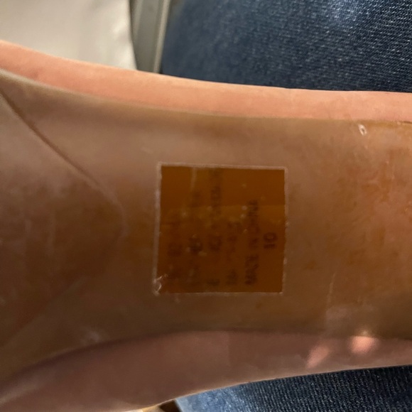 2/$50 COLIN STUART Mauve Pointy Toe Lace-Up Suede Booties, Size 10 - Picture 8 of 10